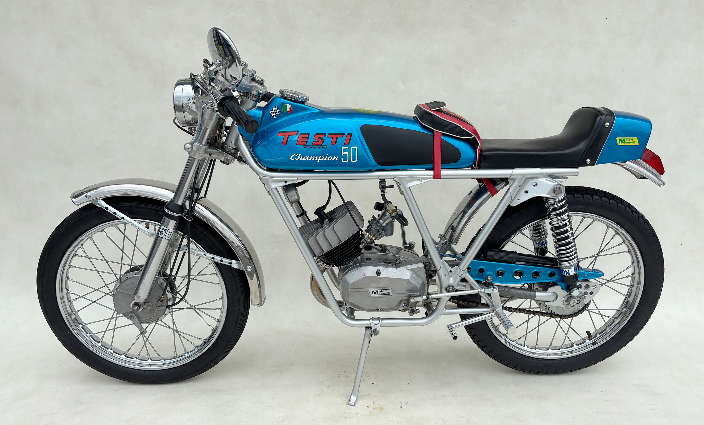 Testi Champion blauw voetv 1973 2